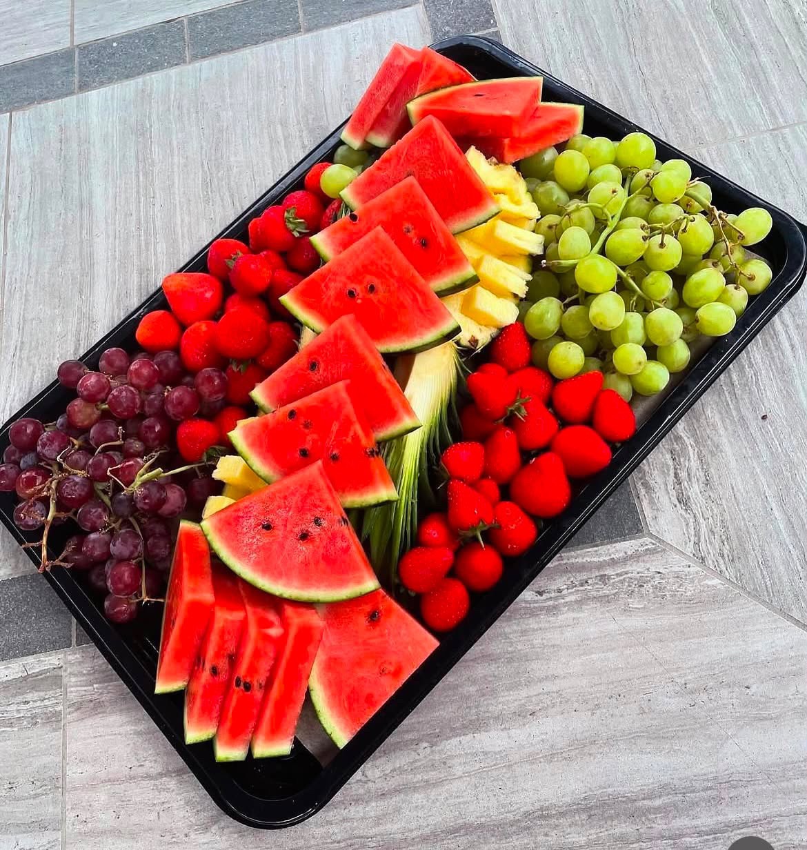 Fresh fruit platter